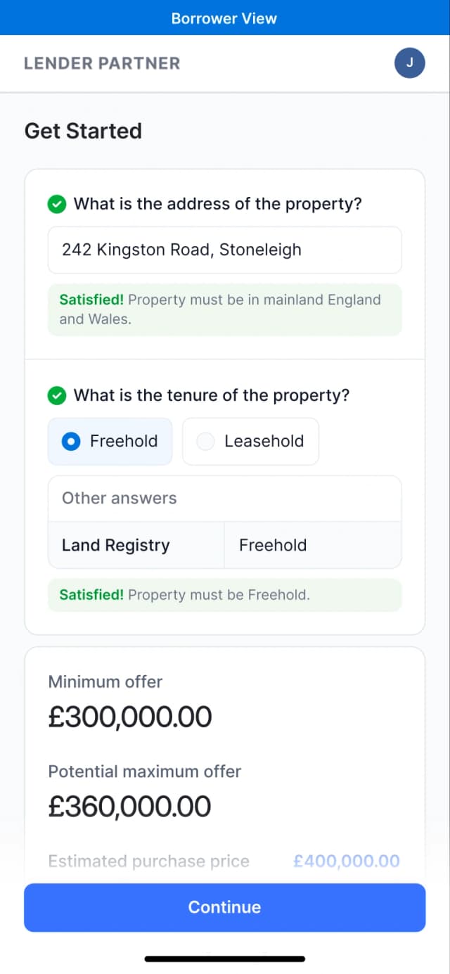 Atomix mobile form preview